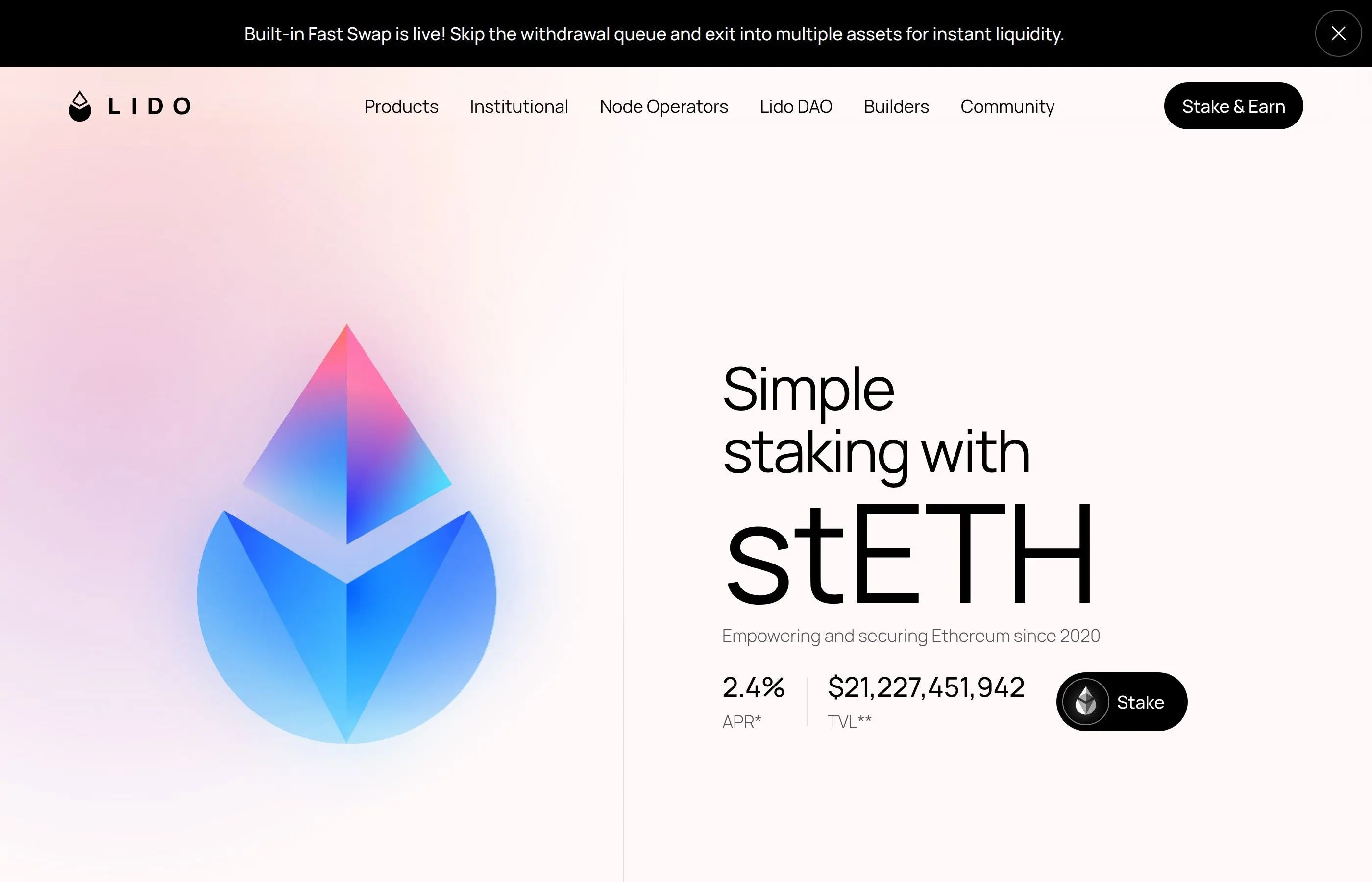 Lido Finance liquid staking as the first step before restaking on EigenLayer