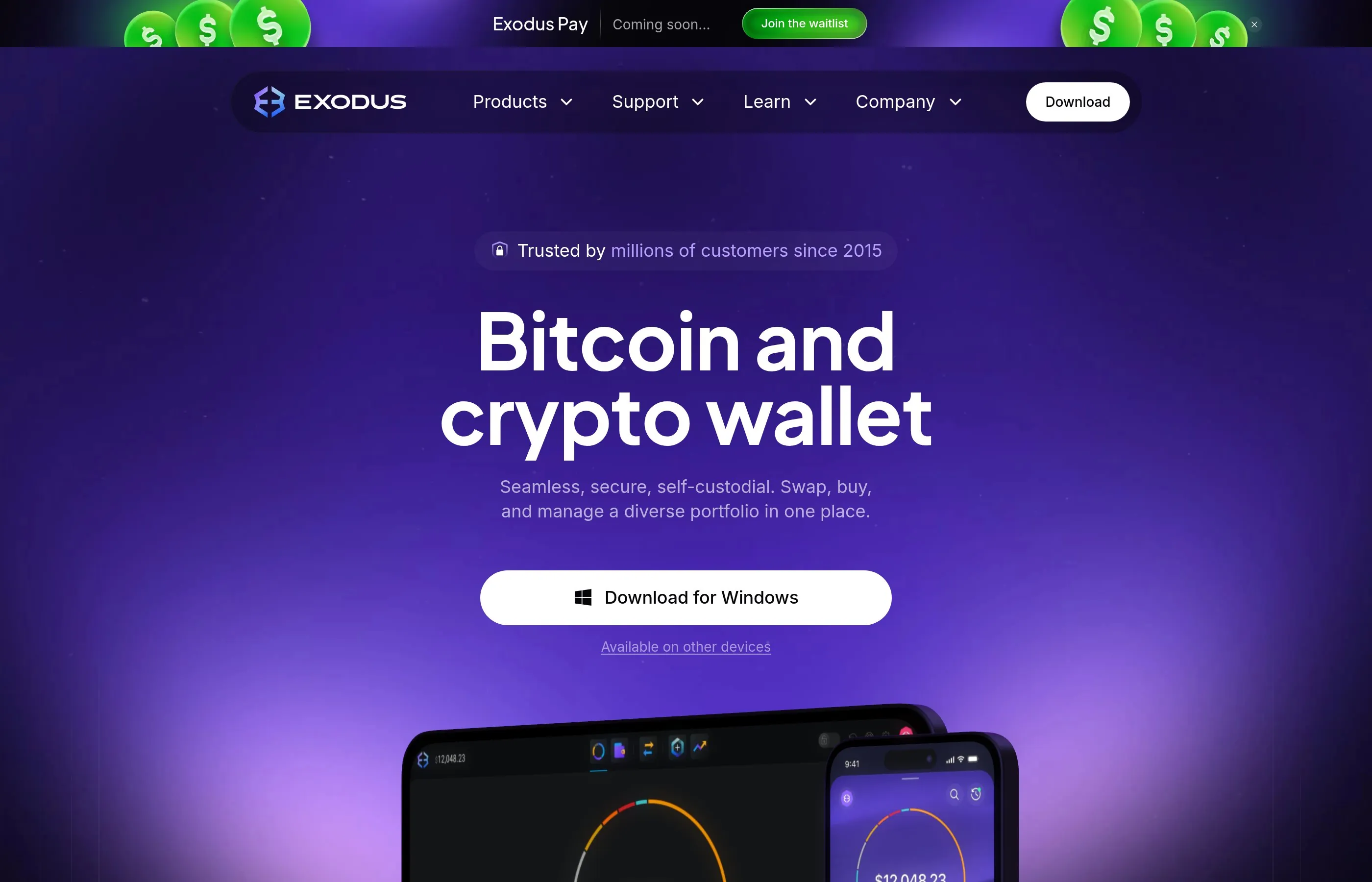 Exodus hot wallet desktop